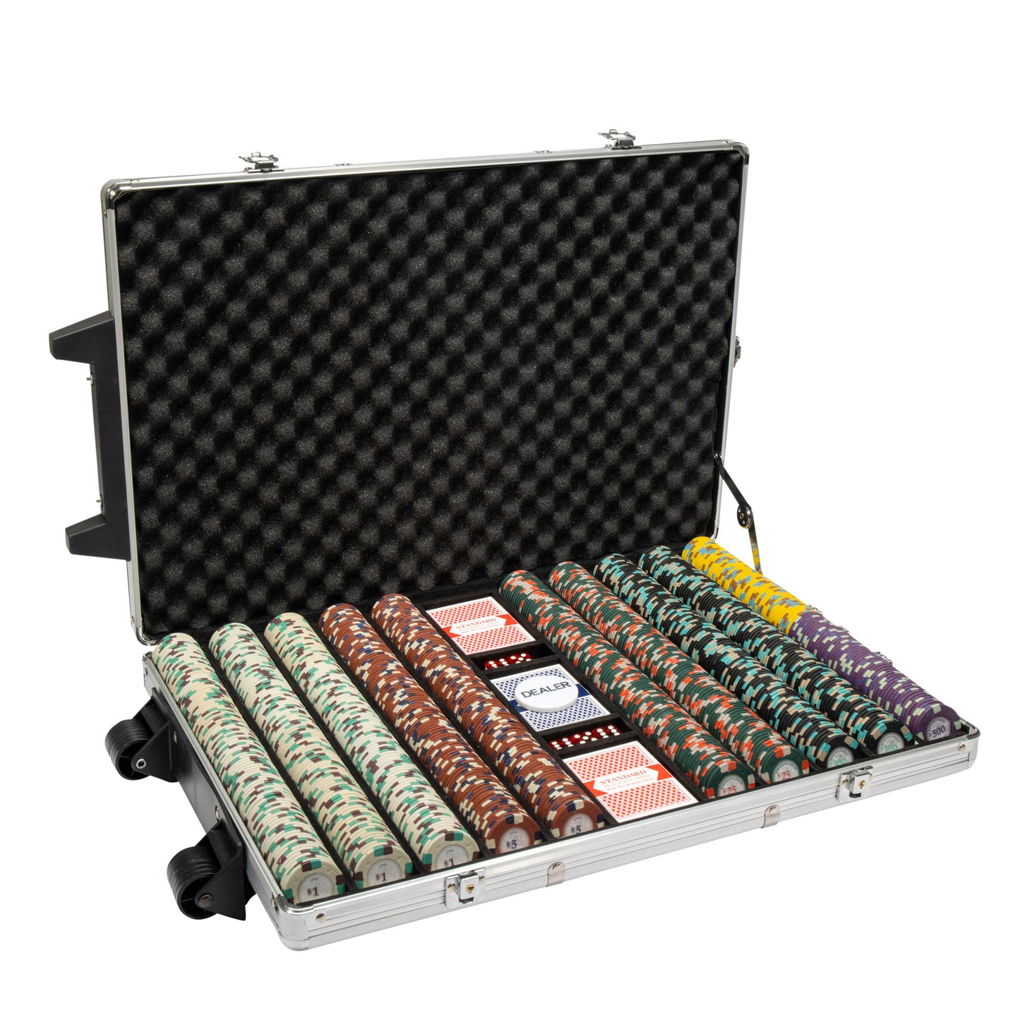 Poker Knights Pre-built Poker Chip Set