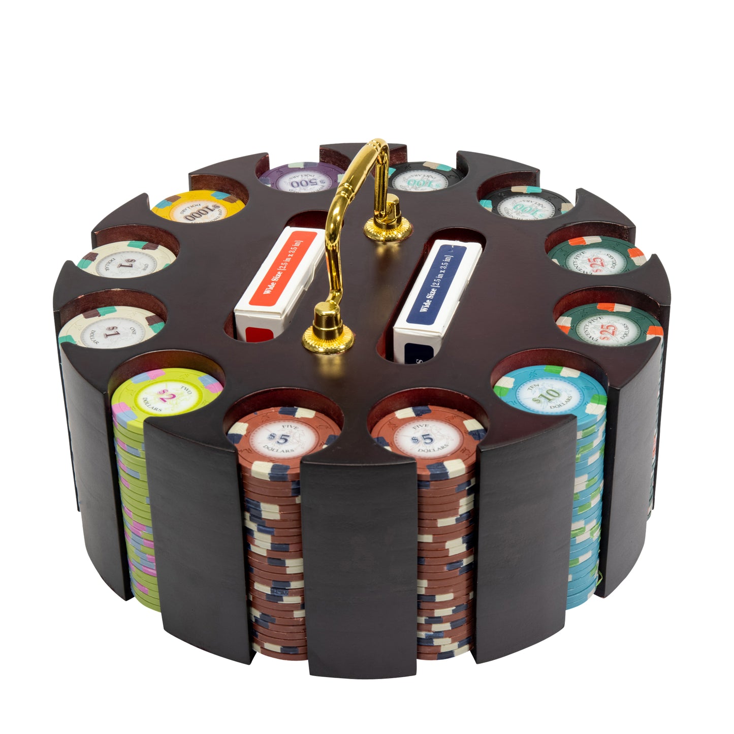 Poker Knights Pre-built Poker Chip Set