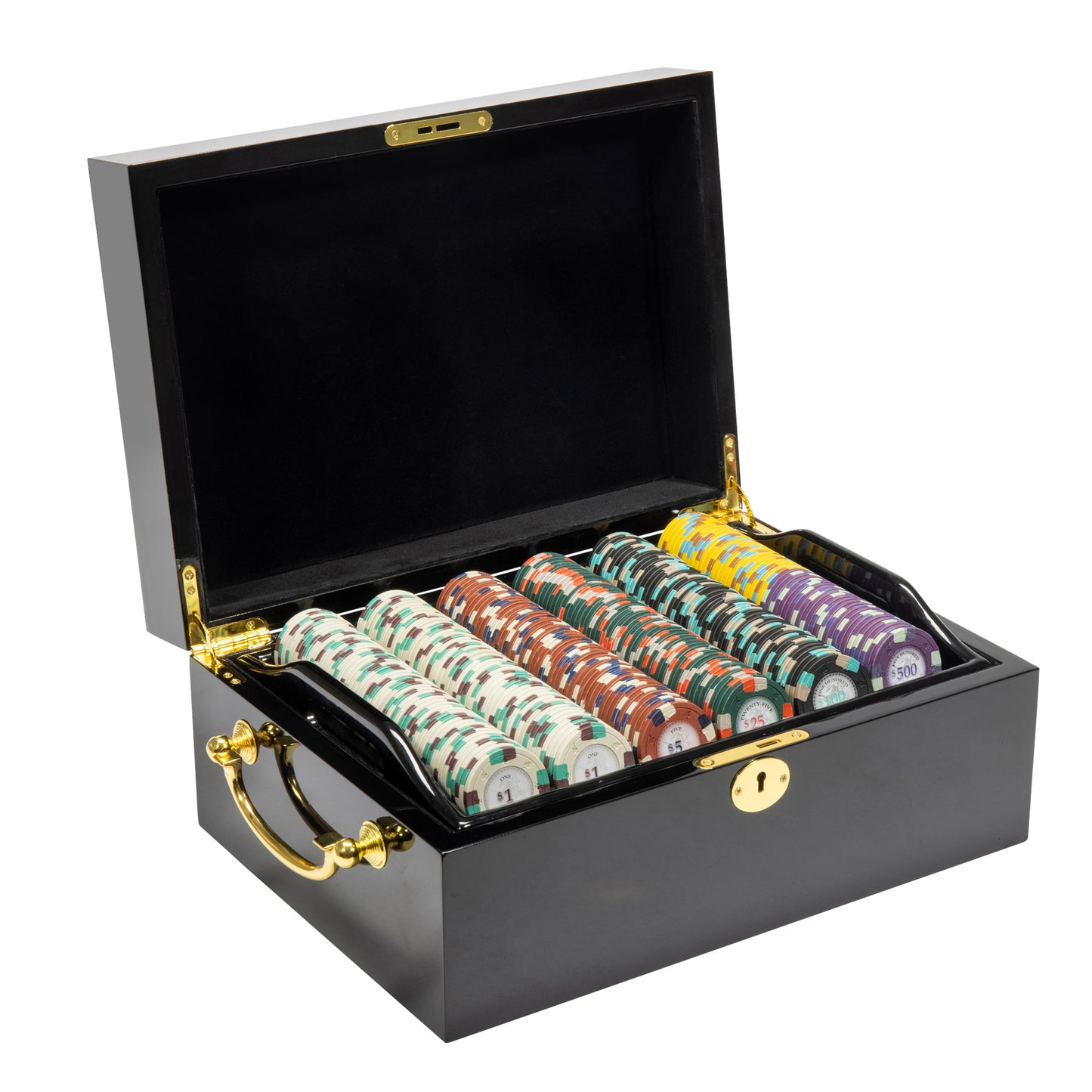 Poker Knights Pre-built Poker Chip Set