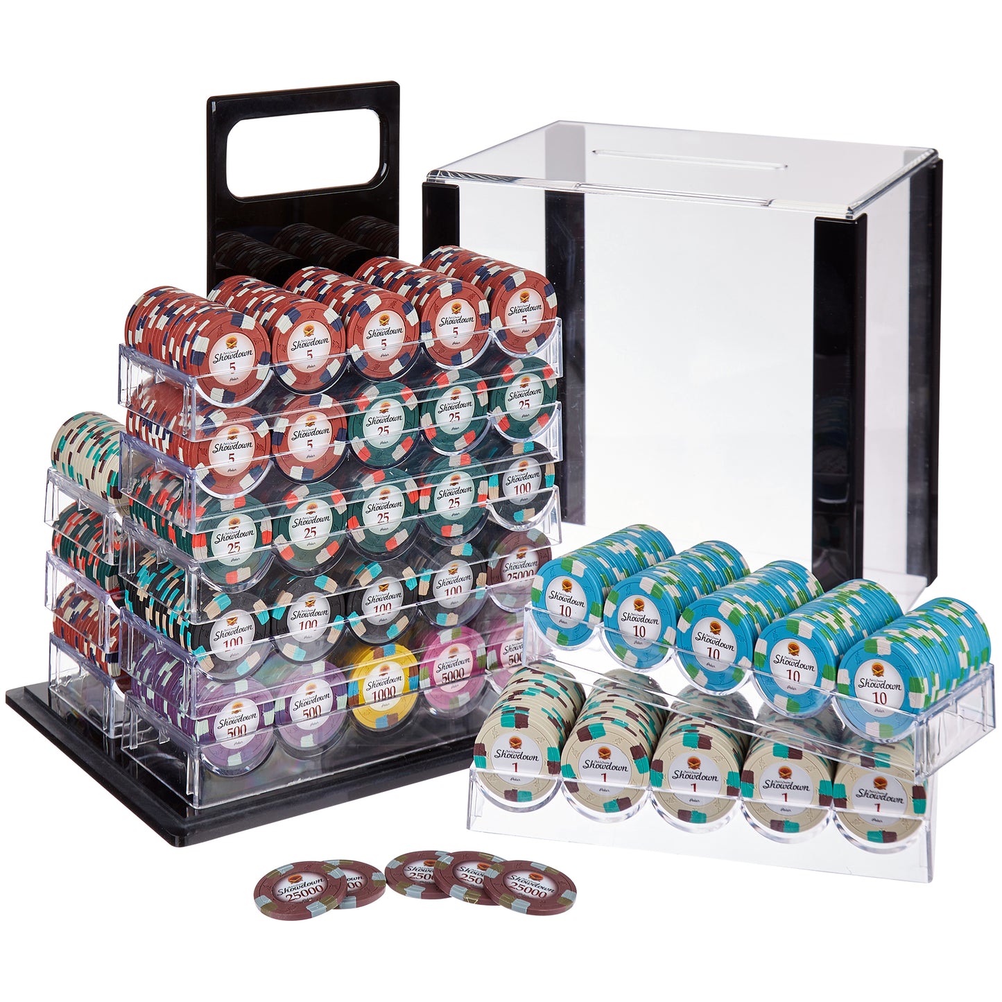 Showdown Pre-built Poker Chip Set