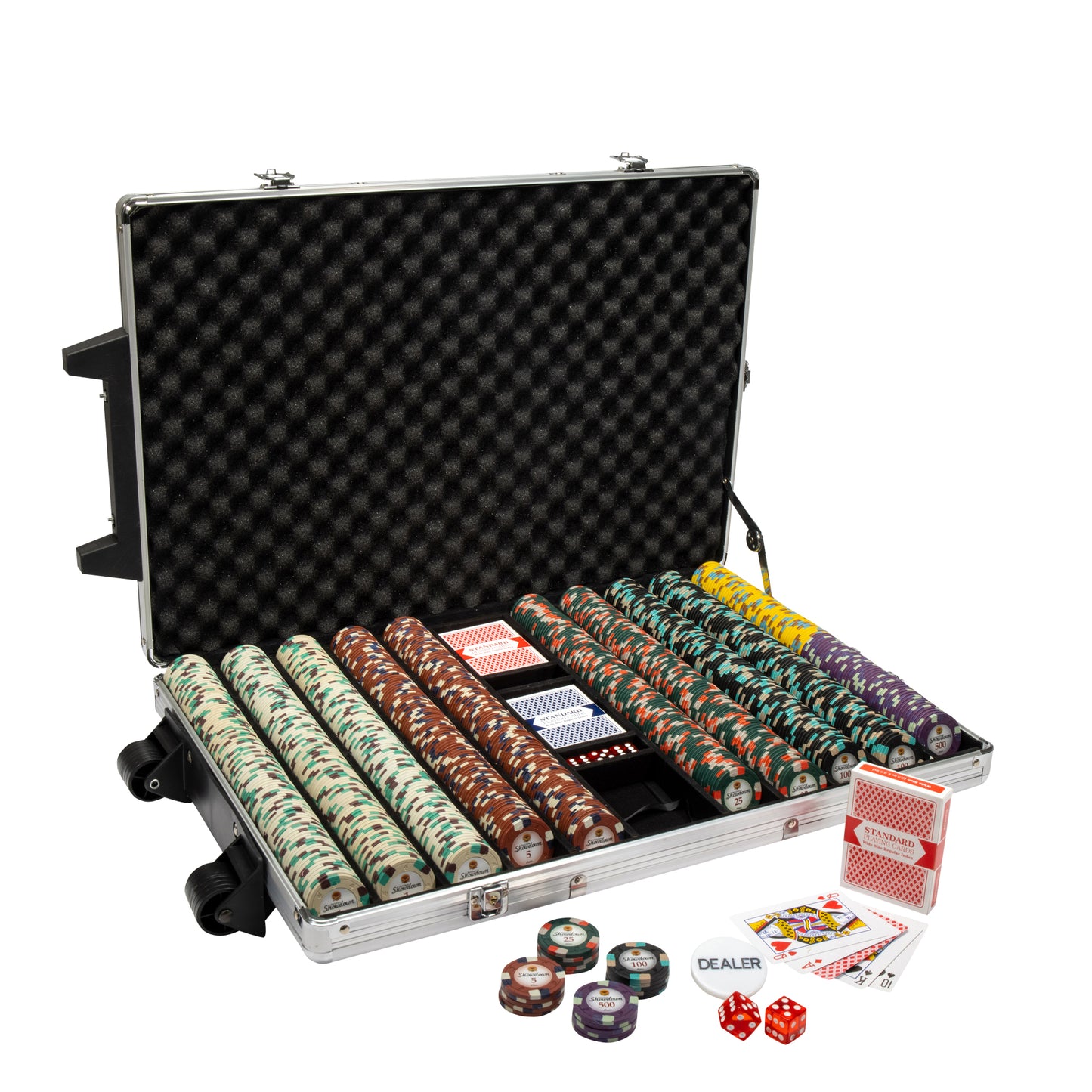 Showdown Pre-built Poker Chip Set