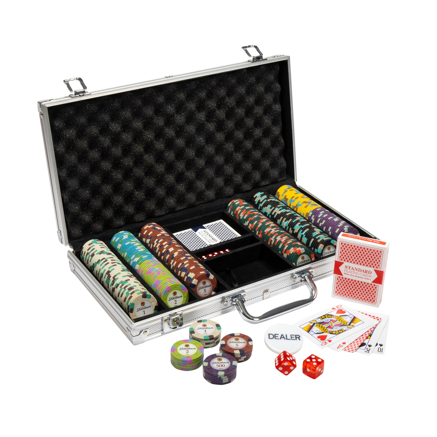 Showdown Pre-built Poker Chip Set