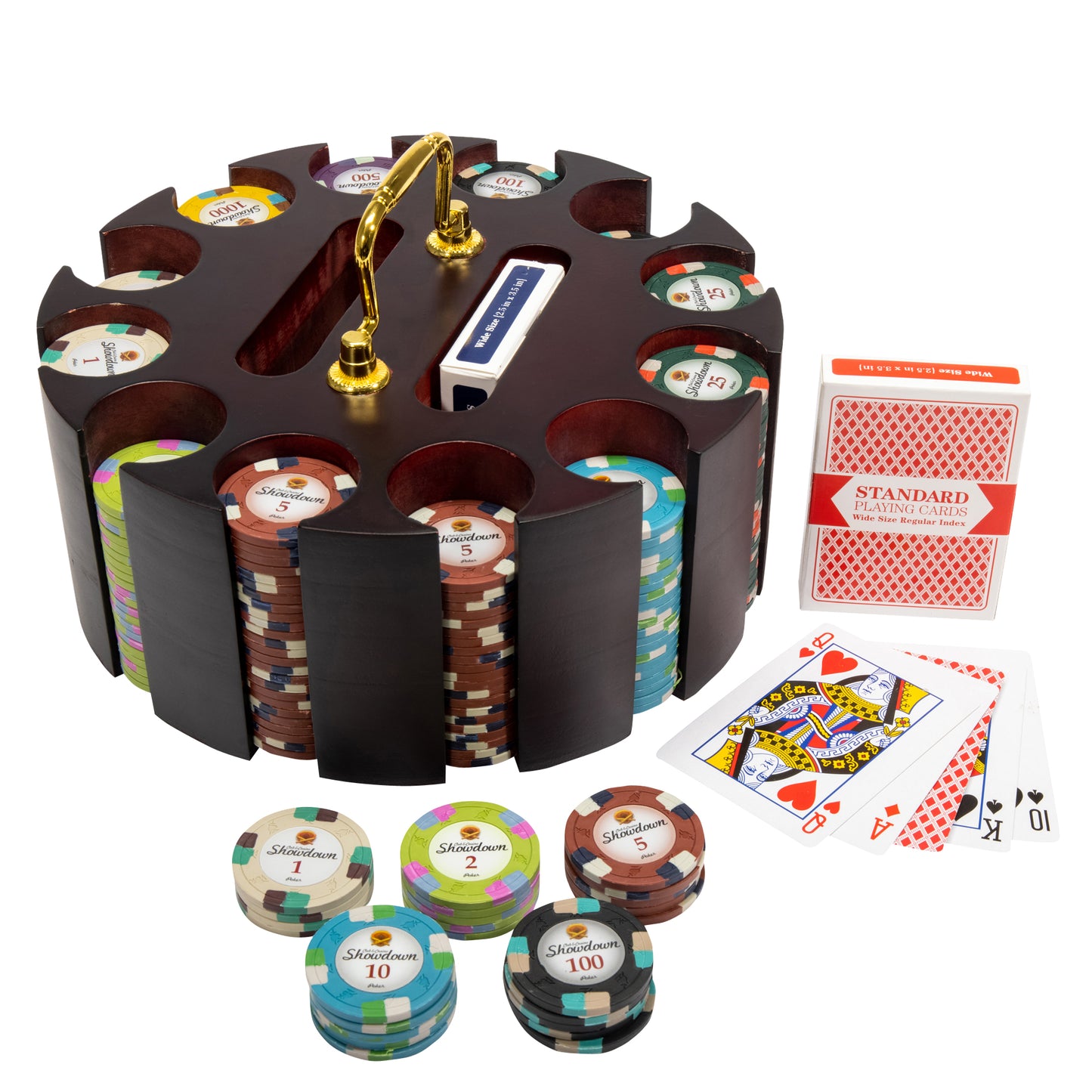 Showdown Pre-built Poker Chip Set