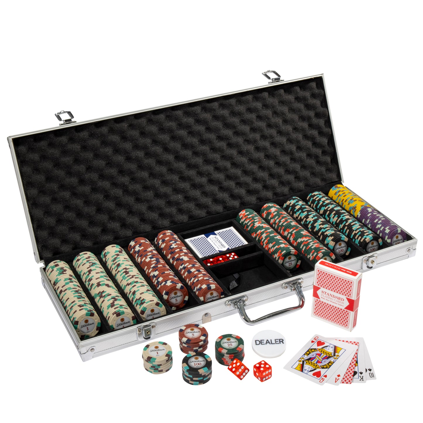 Showdown Pre-built Poker Chip Set