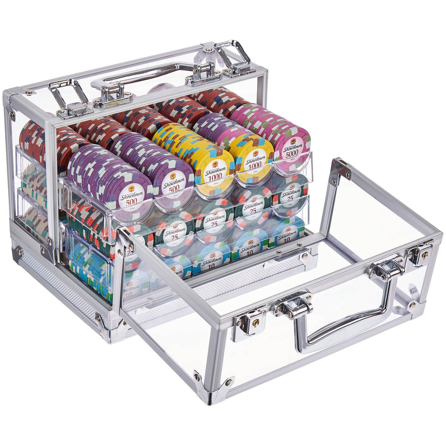 Showdown Pre-built Poker Chip Set