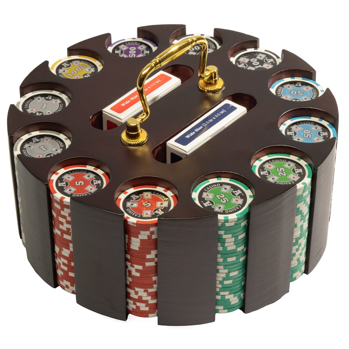 Ace Casino Pre-built Poker Chip Set
