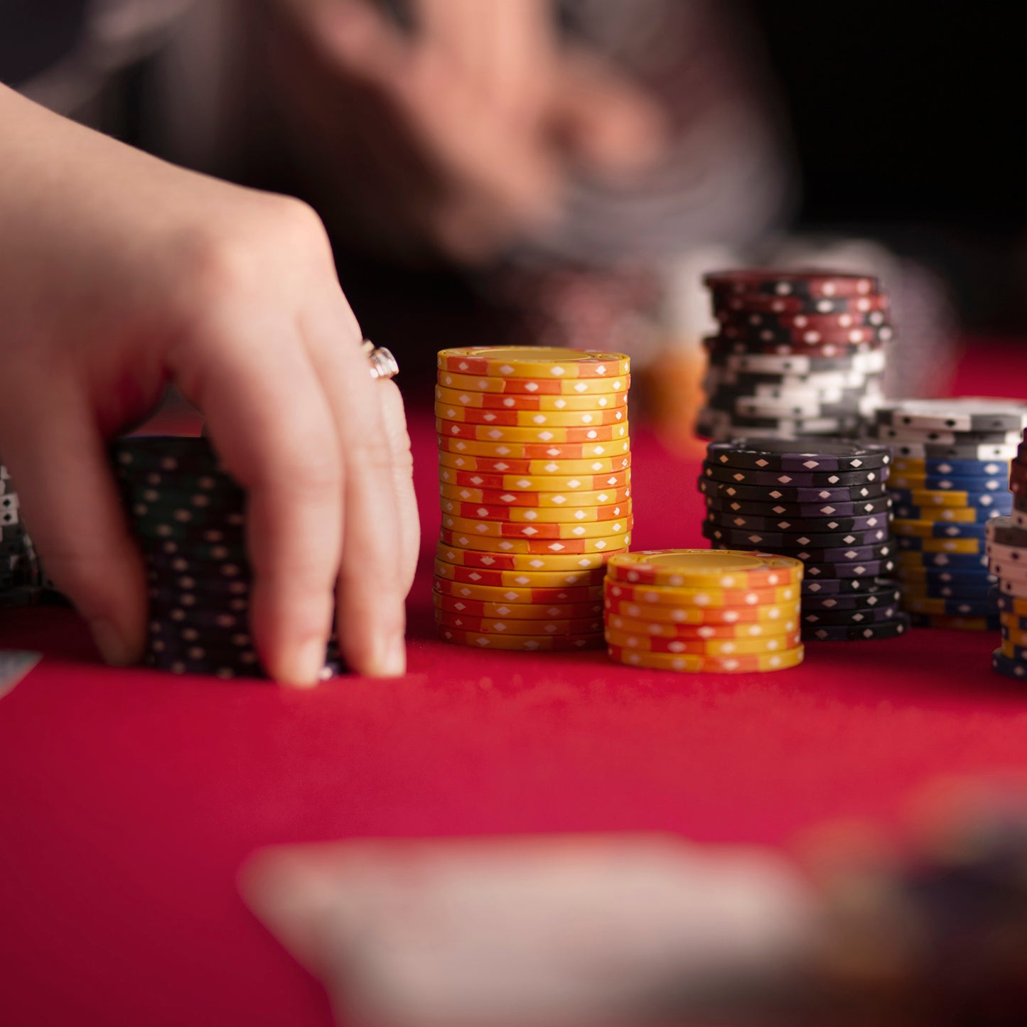 Ace King Pre-built Poker Chip Set