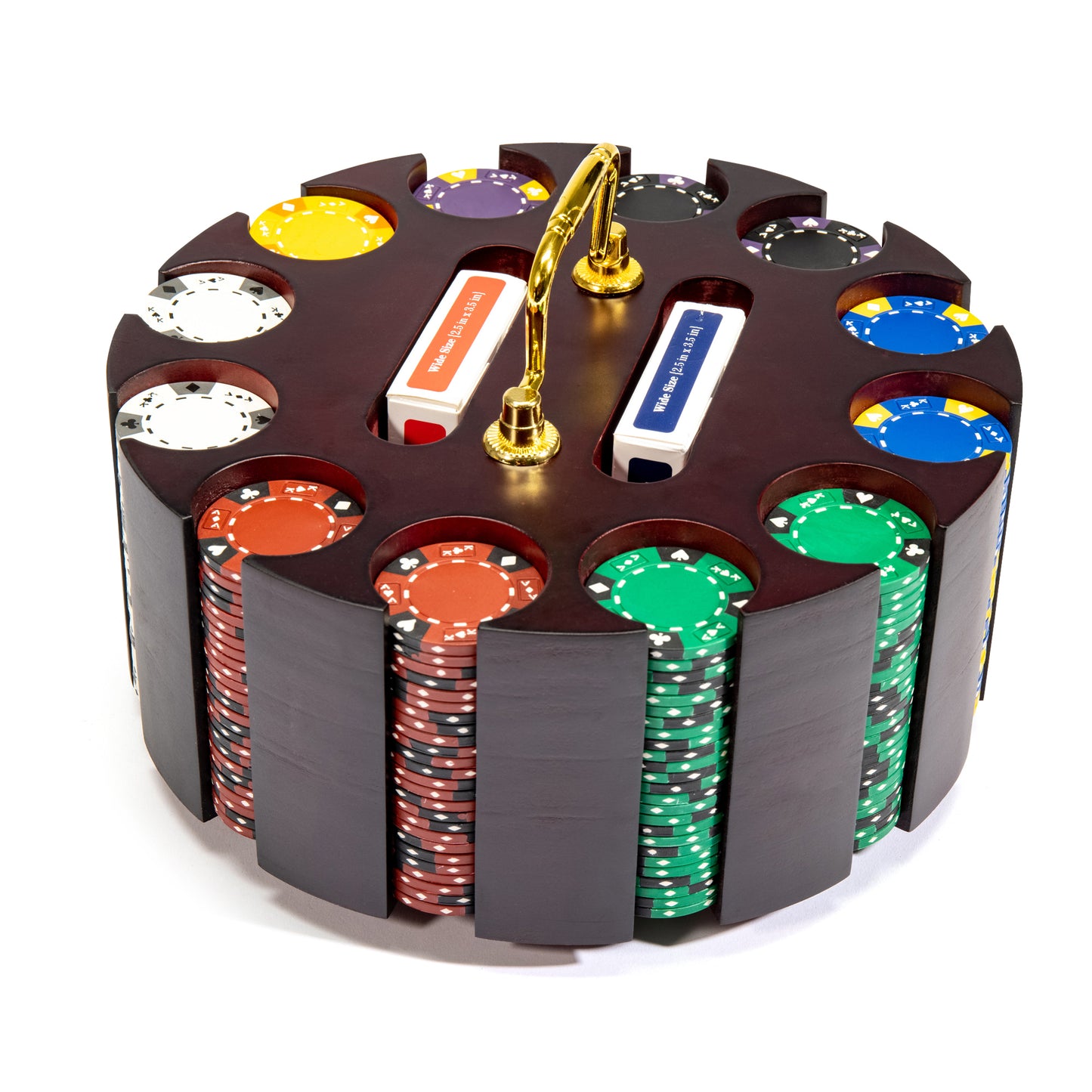 Ace King Pre-built Poker Chip Set