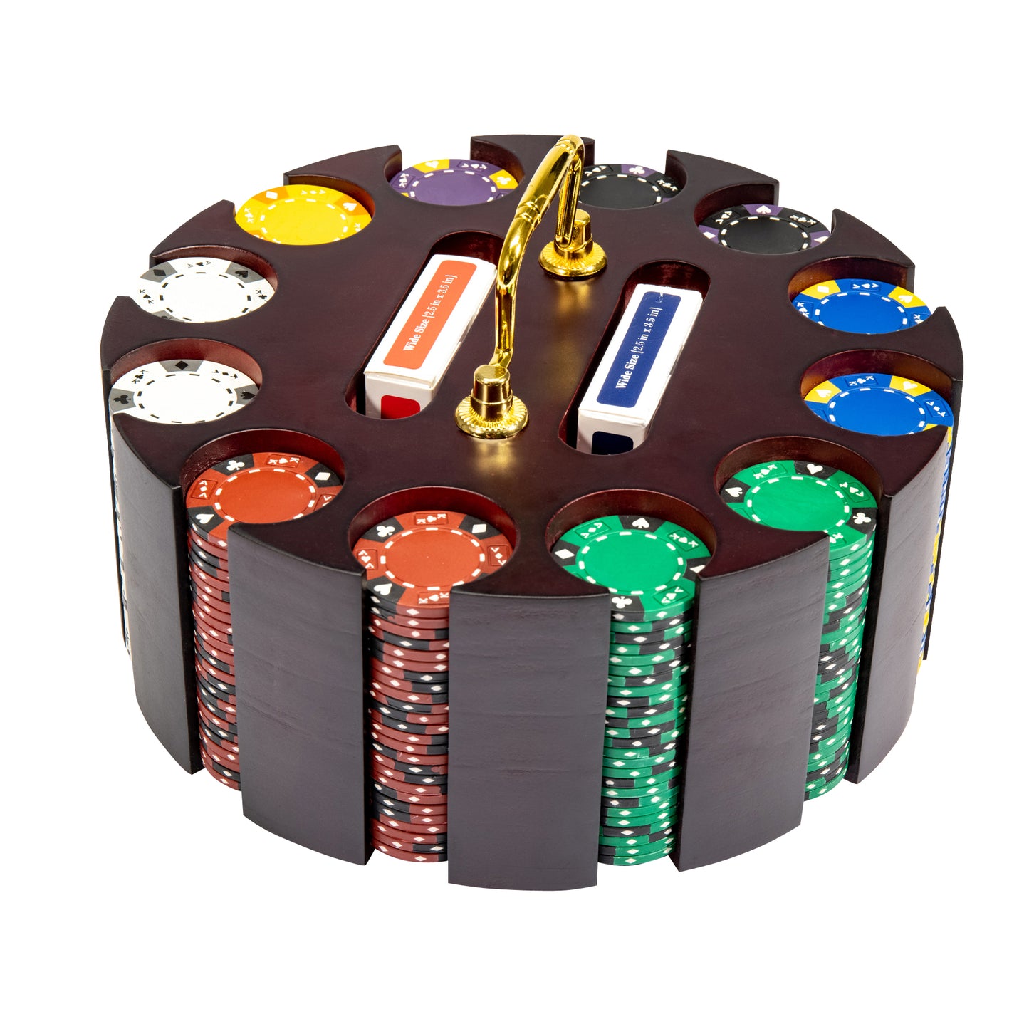 Ace King Pre-built Poker Chip Set