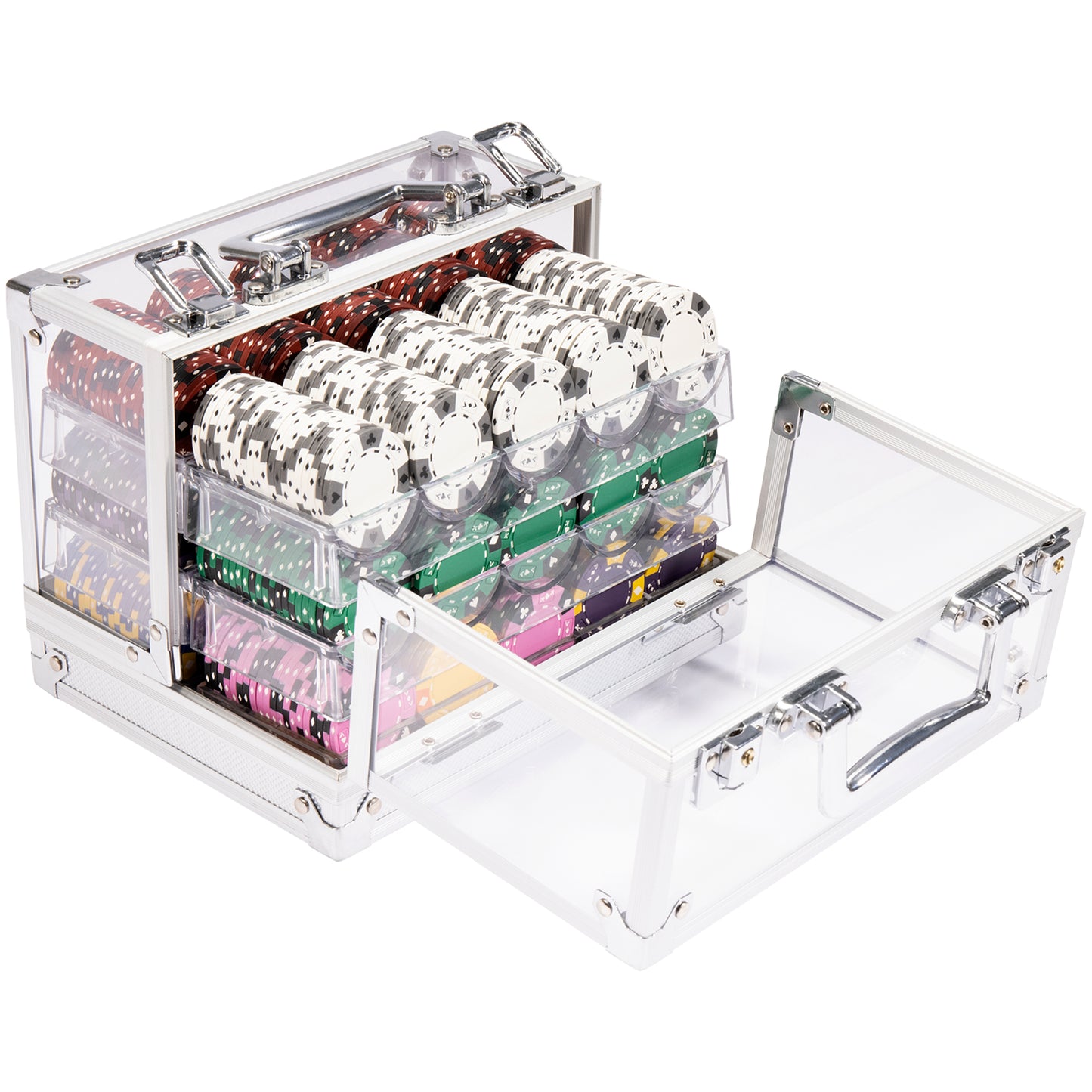 Ace King Pre-built Poker Chip Set