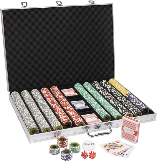 Black Diamond Pre-built Poker Chip Set