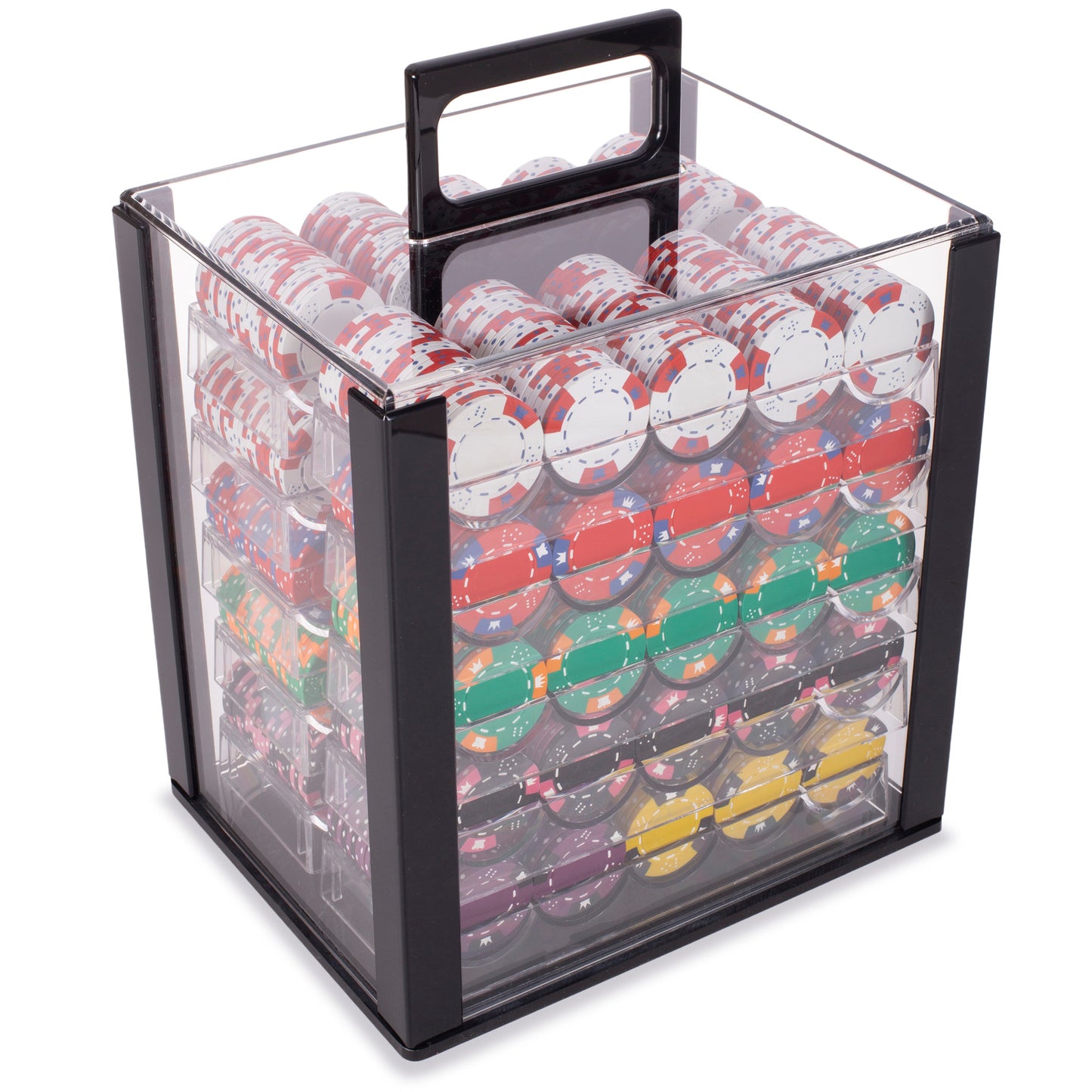 Crown & Dice Pre-built Poker Chip Set