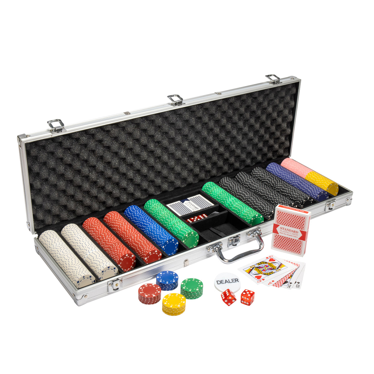 Suited Pre-built Poker Chip Set