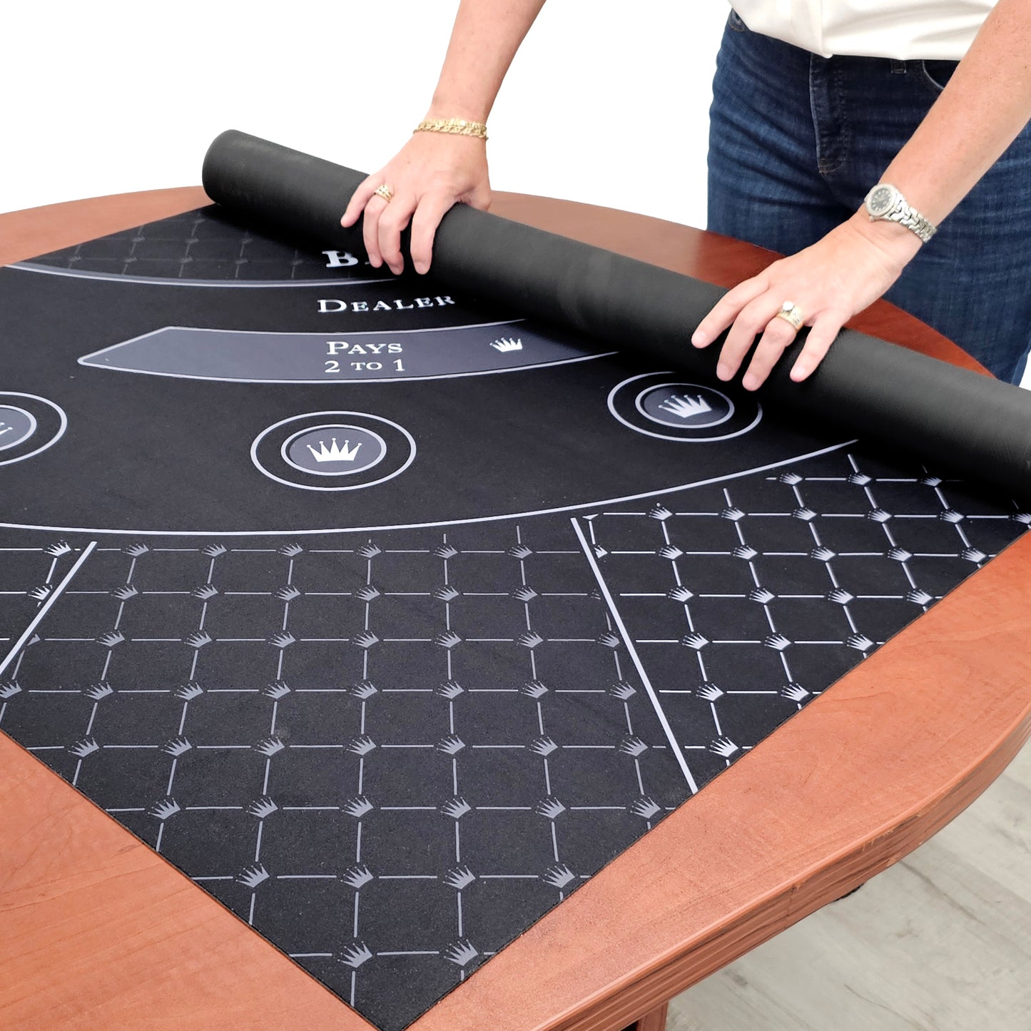 Roll-out Neoprene Blackjack Mat
