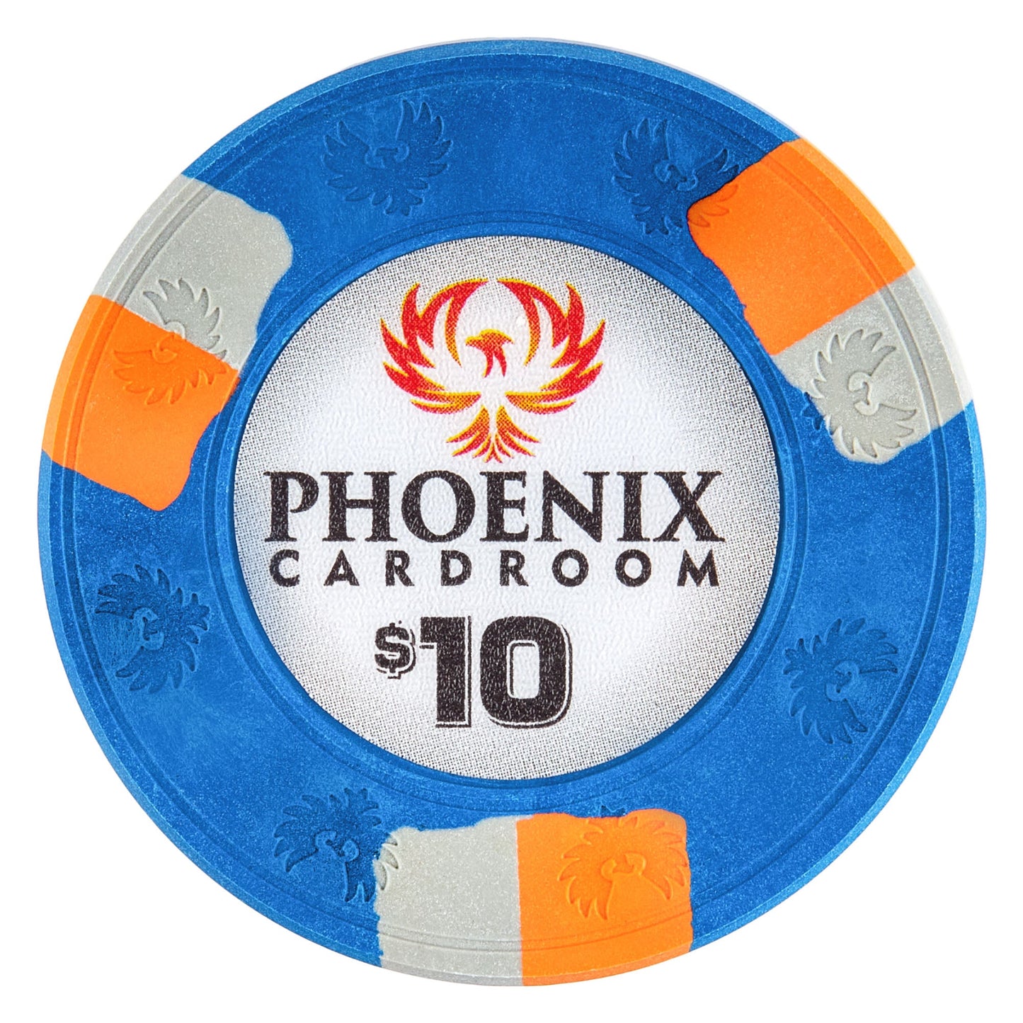 Phoenix 10-gram Real Clay Poker Chips (25-pack)