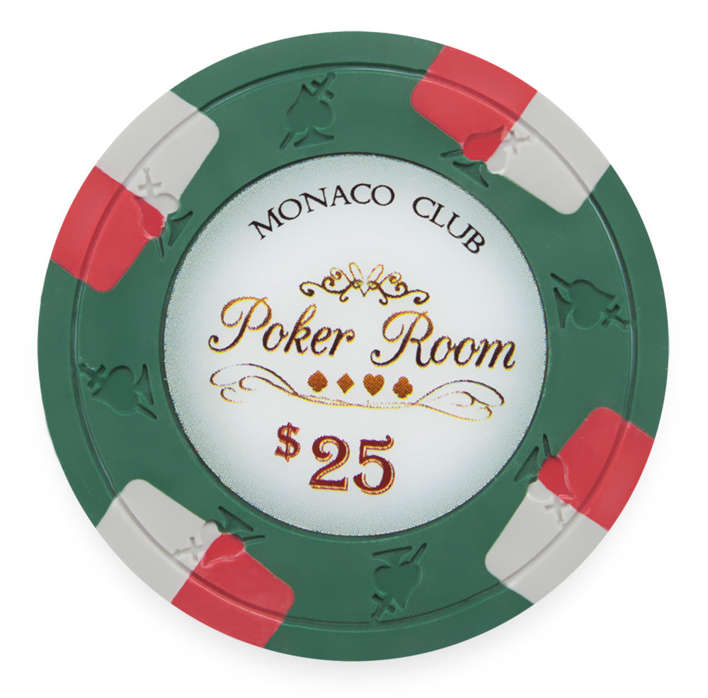 Monaco Club 13.5-gram Poker Chips (25-pack)