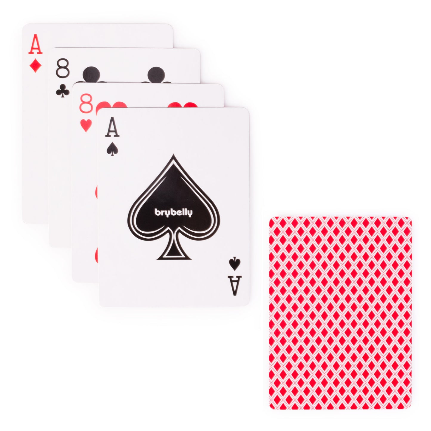 Playing Cards, Red - Poker Size, Regular Index