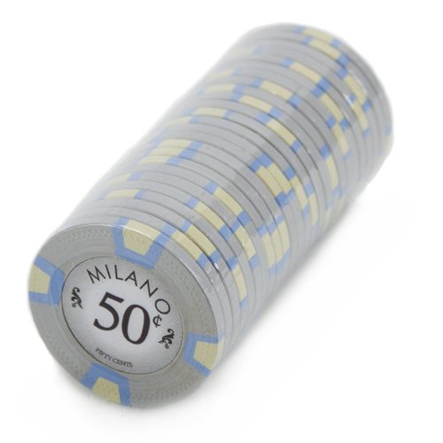 Milano 10-gram Real Clay Poker Chips (25-pack)