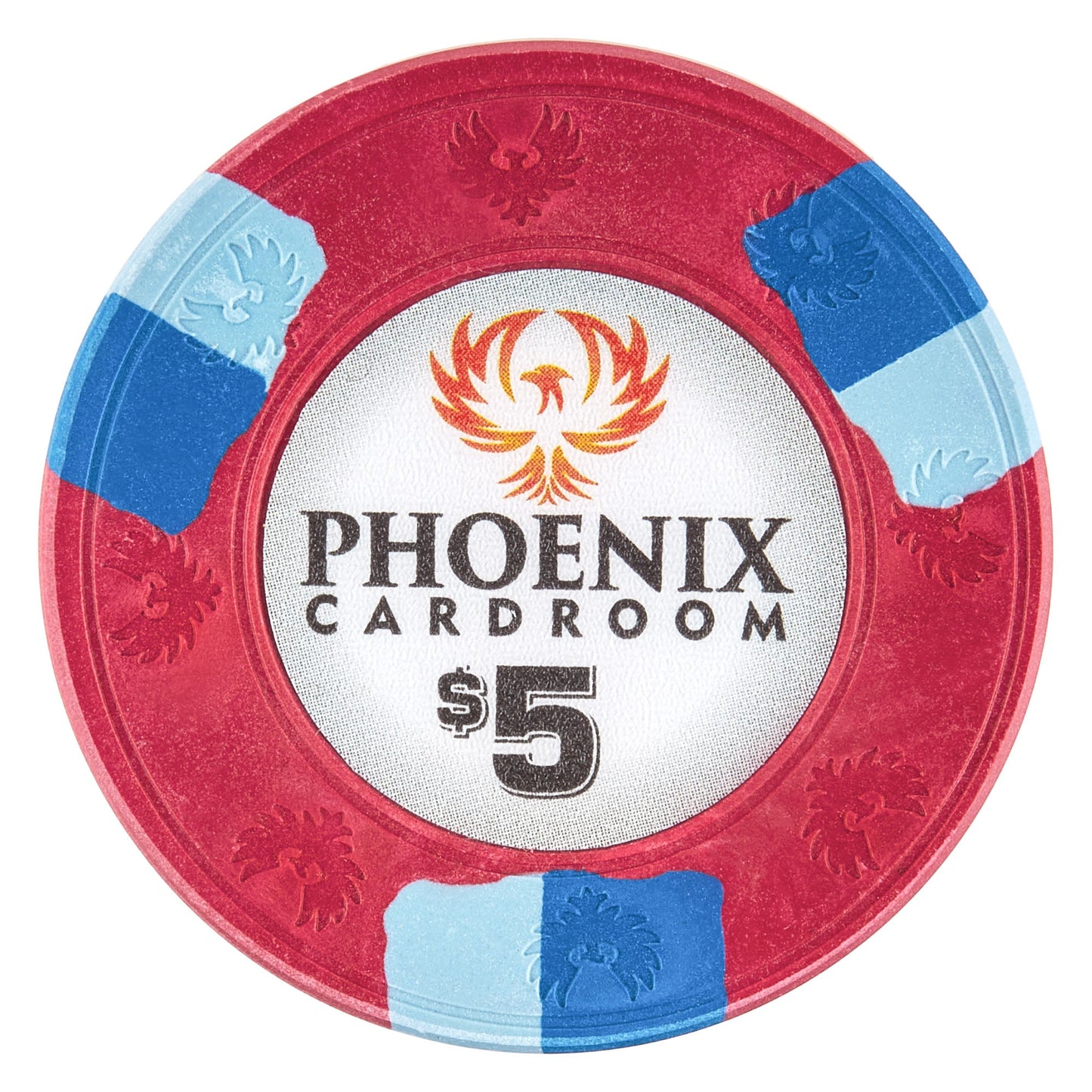 Phoenix 10-gram Real Clay Poker Chips (25-pack)