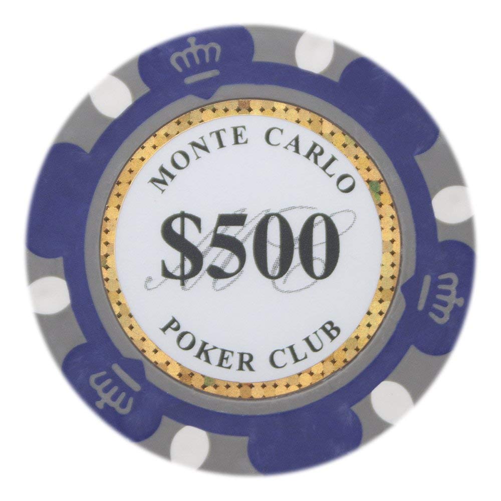 Monte Carlo 14-gram Poker Chips (25-pack)