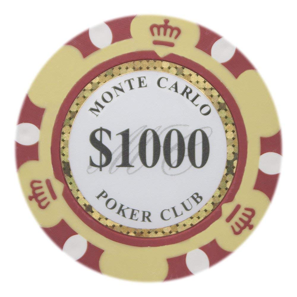 Monte Carlo 14-gram Poker Chips (25-pack)