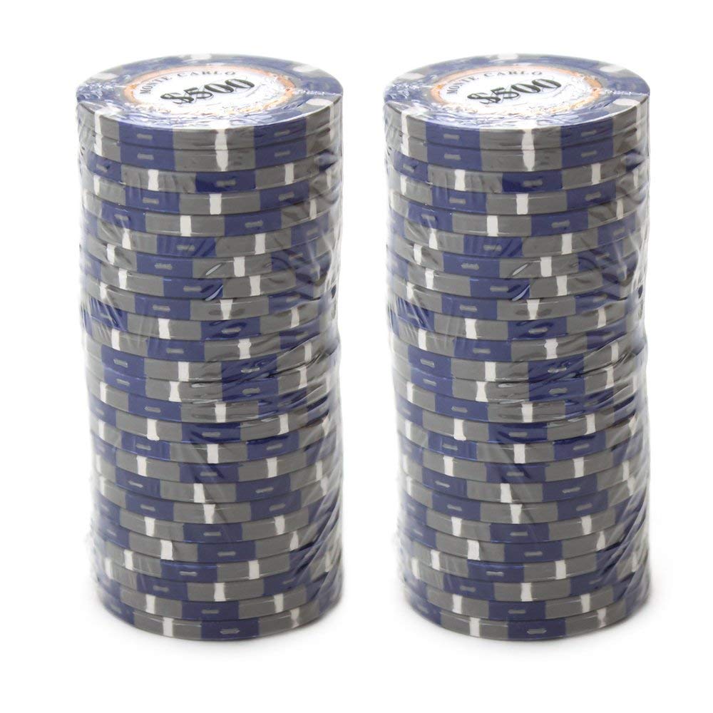 Monte Carlo 14-gram Poker Chips (25-pack)