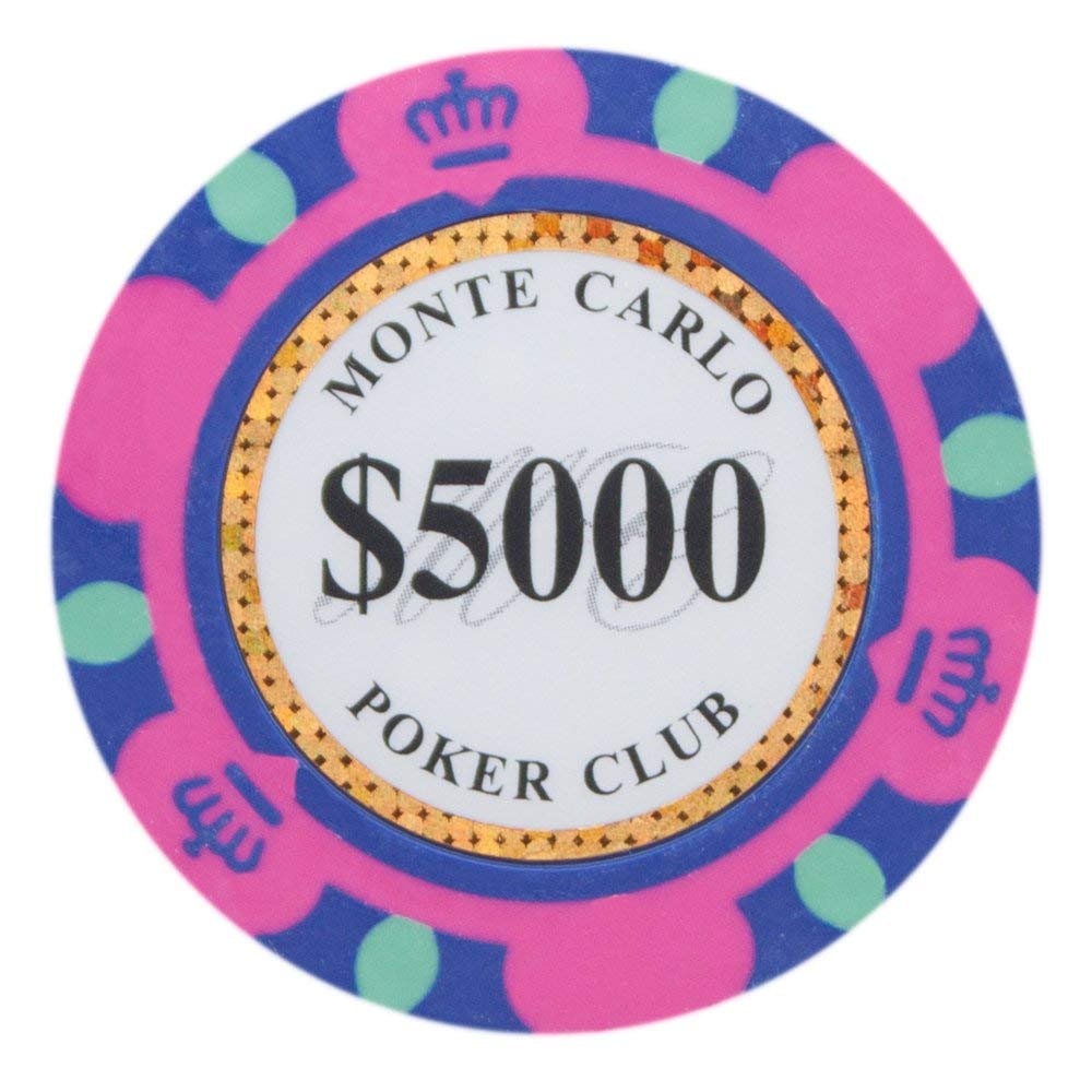 Monte Carlo 14-gram Poker Chips (25-pack)