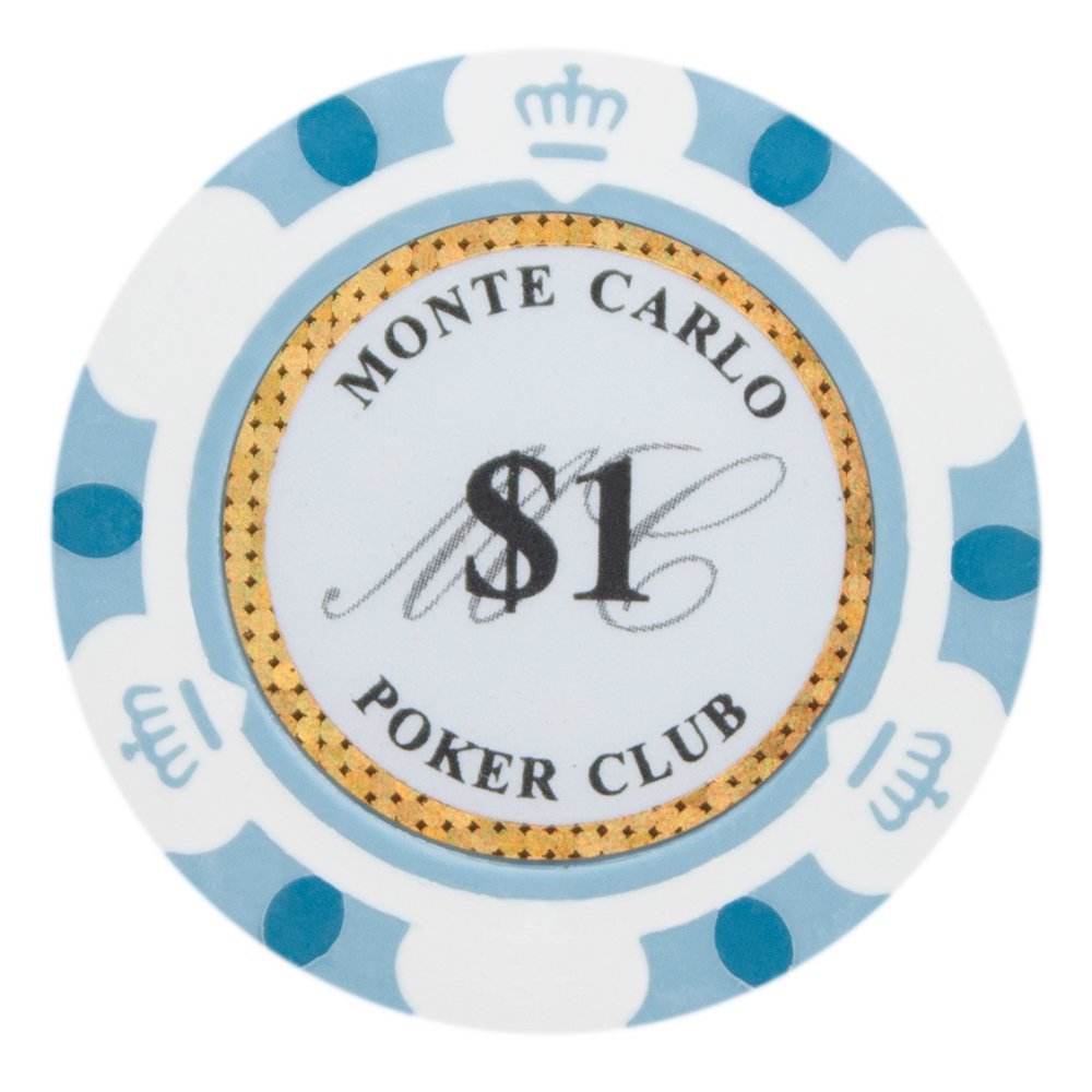 Monte Carlo 14-gram Poker Chips (25-pack)