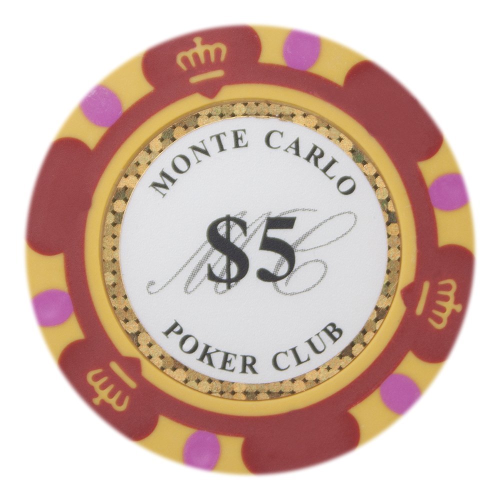 Monte Carlo 14-gram Poker Chips (25-pack)