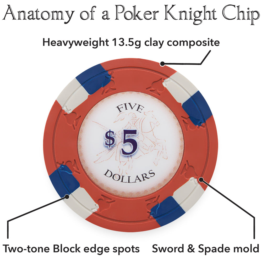 Poker Knights 13.5-gram Poker Chips (25-pack)