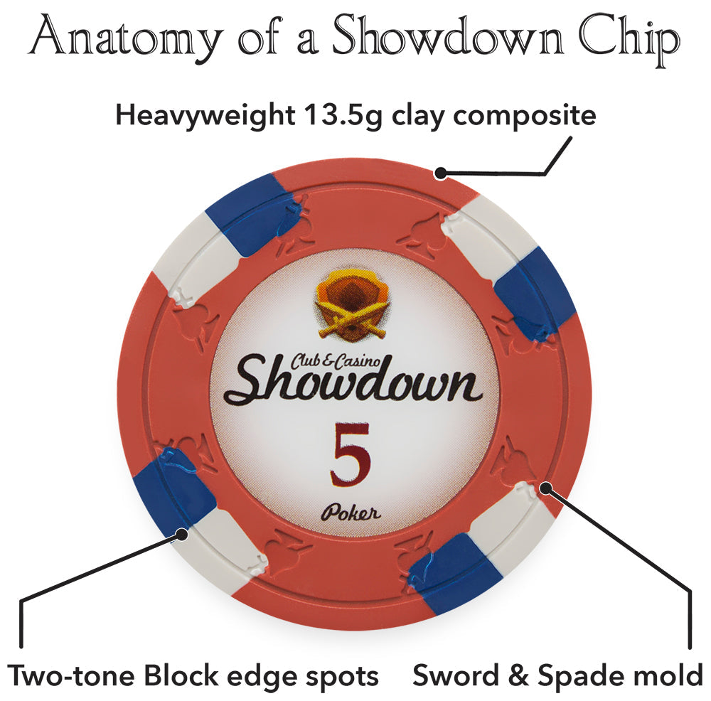 Showdown 13.5-gram Poker Chips (25-pack)