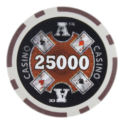 Ace Casino 14-gram Poker Chips (25-pack)