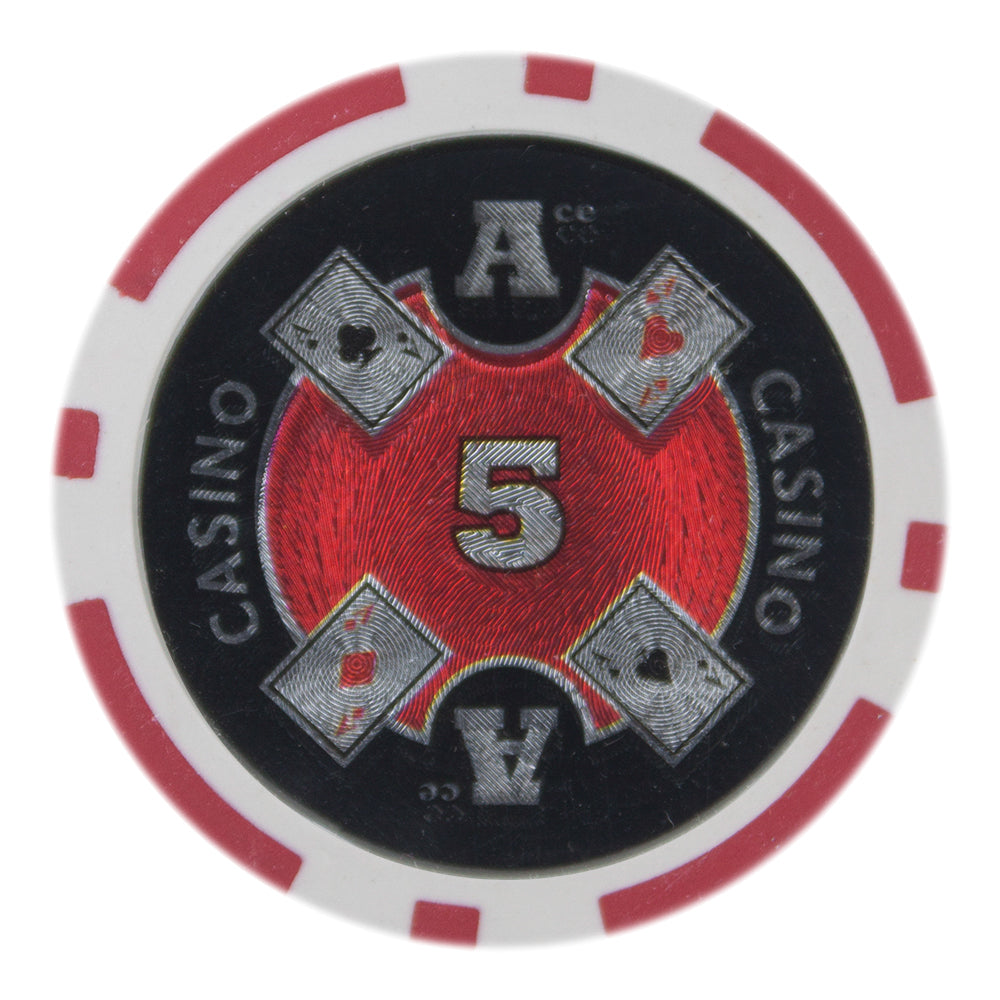 Ace Casino 14-gram Poker Chips (25-pack)