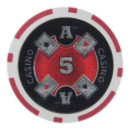 Ace Casino 14-gram Poker Chips (25-pack)