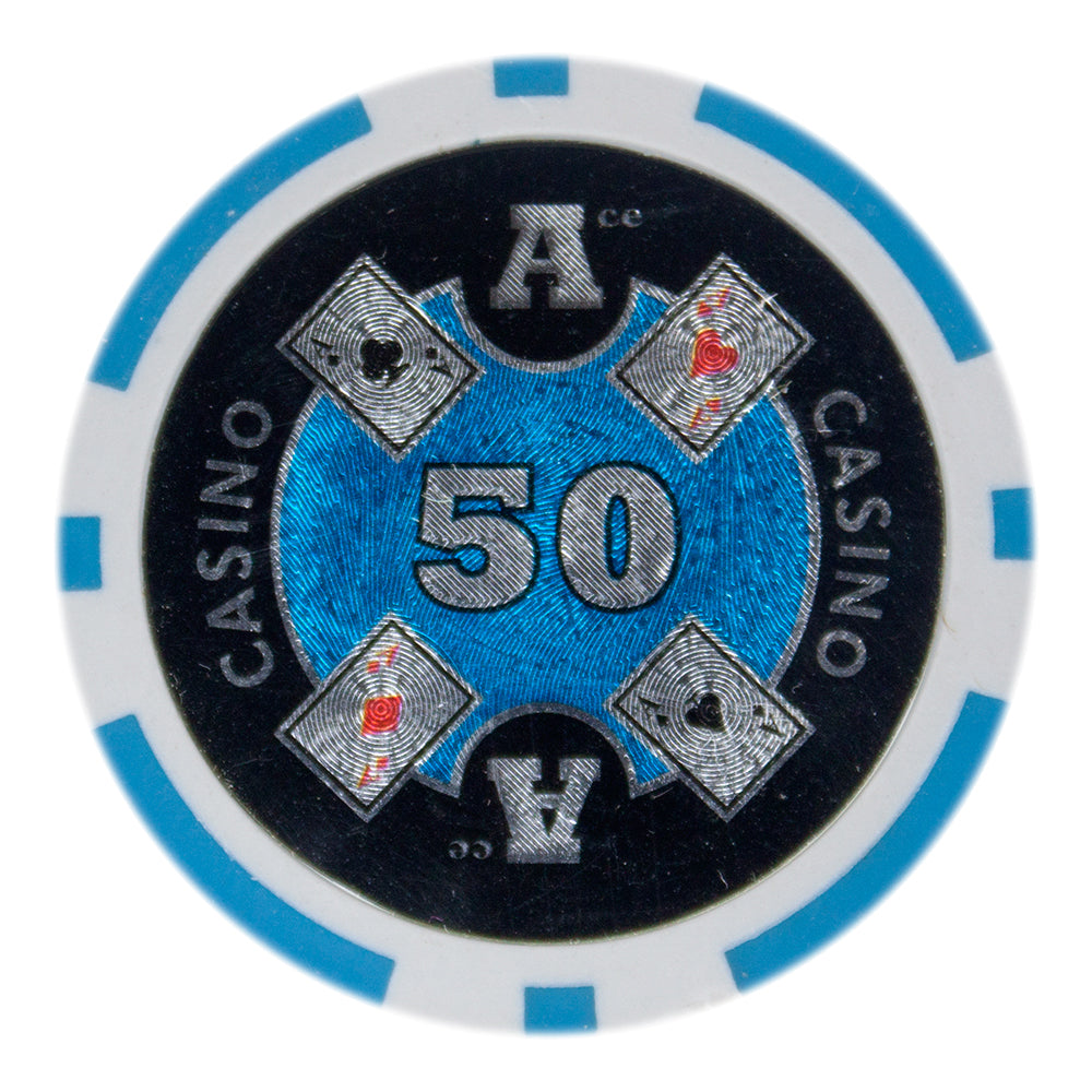 Ace Casino 14-gram Poker Chips (25-pack)