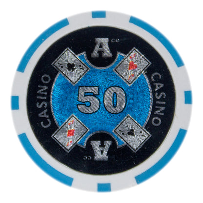 Ace Casino 14-gram Poker Chips (25-pack)