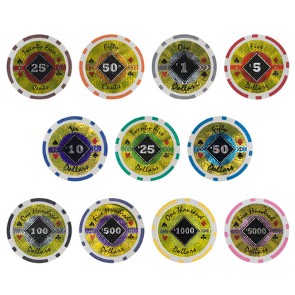 Black Diamond 14-gram Poker Chips (25-pack)