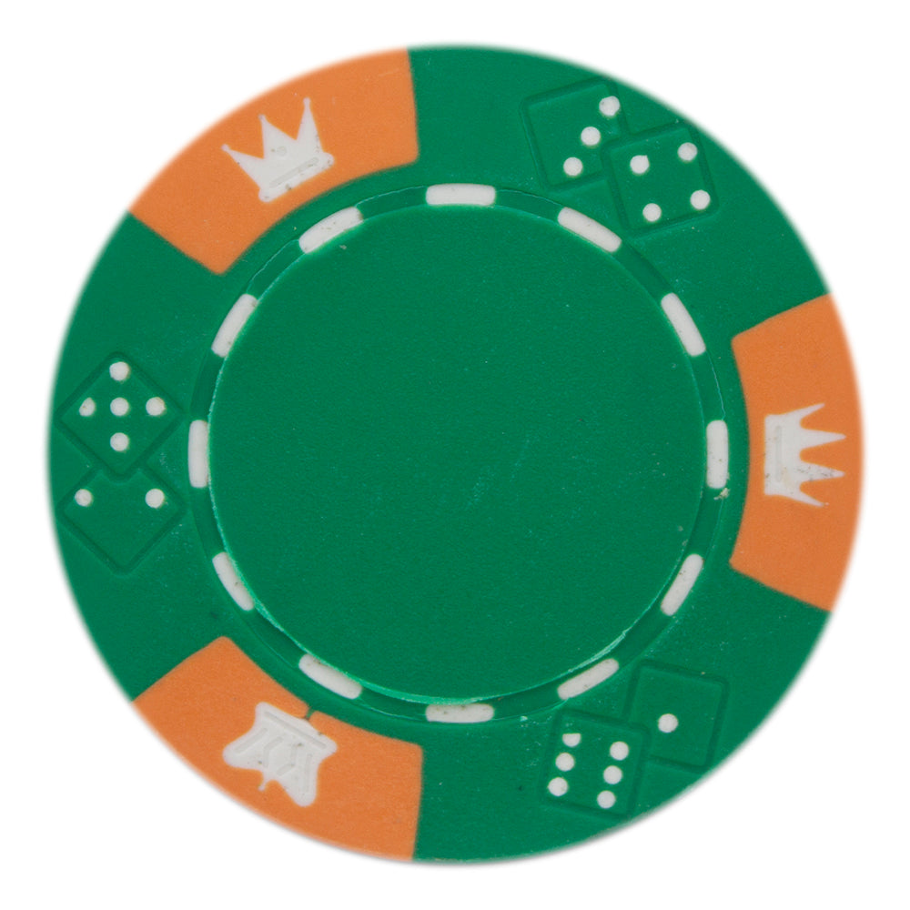 Crown & Dice 14-gram Poker Chips (25-pack)