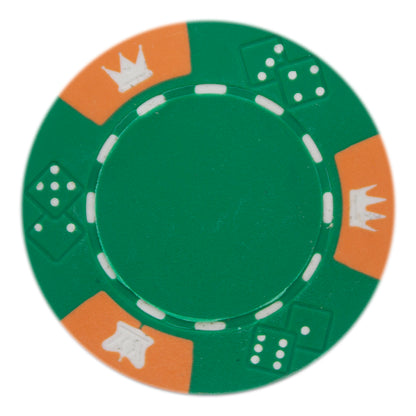 Crown & Dice 14-gram Poker Chips (25-pack)