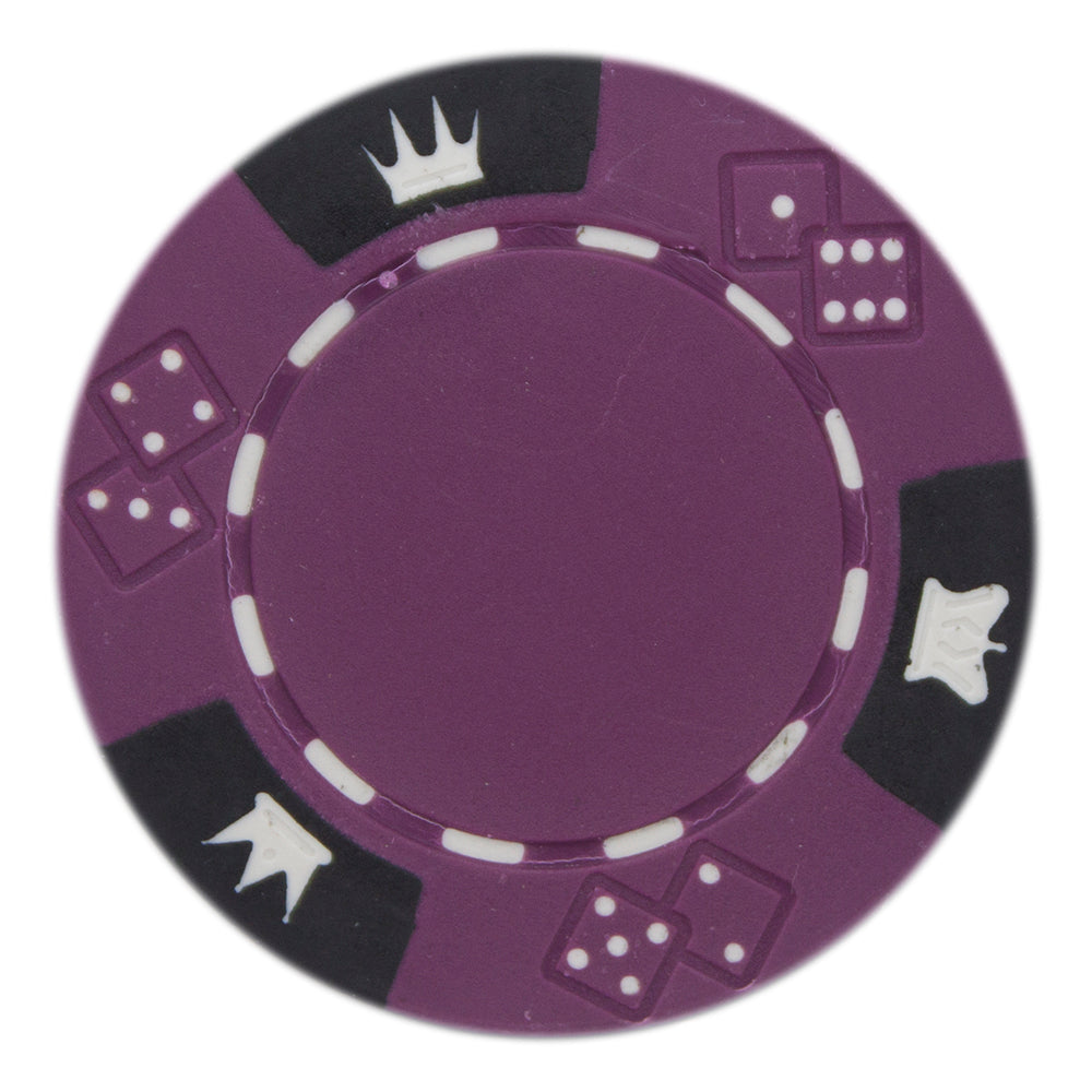 Crown & Dice 14-gram Poker Chips (25-pack)