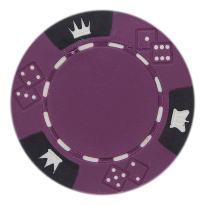 Crown & Dice 14-gram Poker Chips (25-pack)