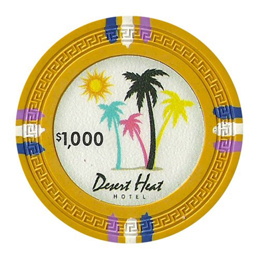 Desert Heat 13.5-gram Poker Chips (25-pack)