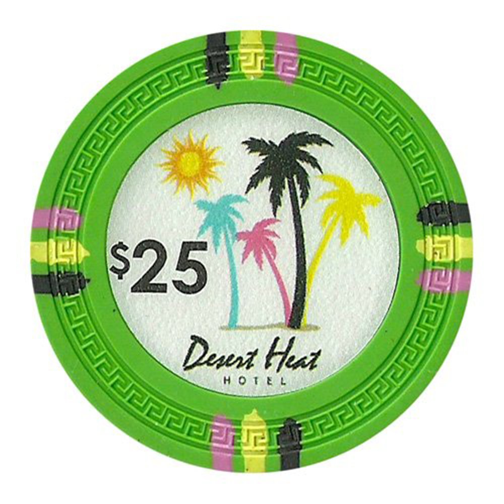 Desert Heat 13.5-gram Poker Chips (25-pack)