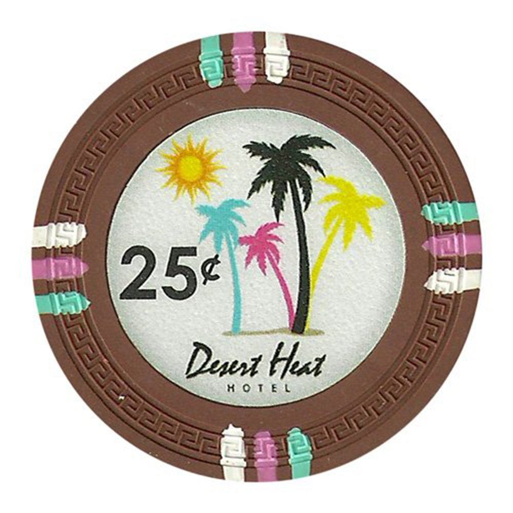 Desert Heat 13.5-gram Poker Chips (25-pack)