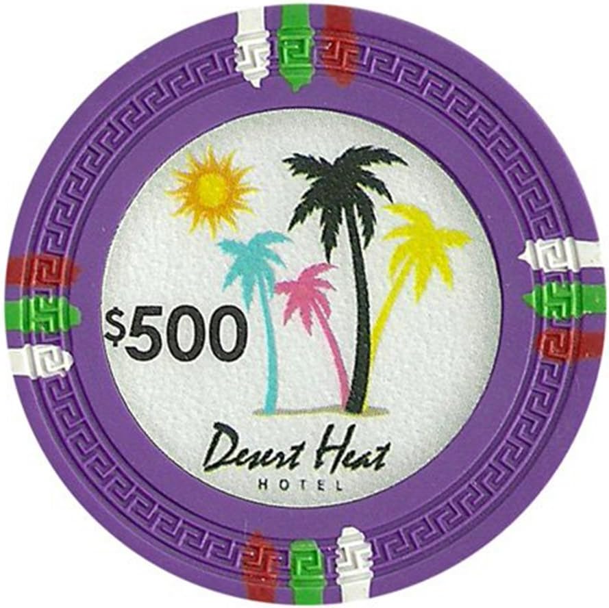 Desert Heat 13.5-gram Poker Chips (25-pack)