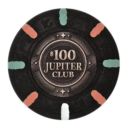 Jupiter Club 43mm Oversized 11-gram Poker Chips (25-pack)