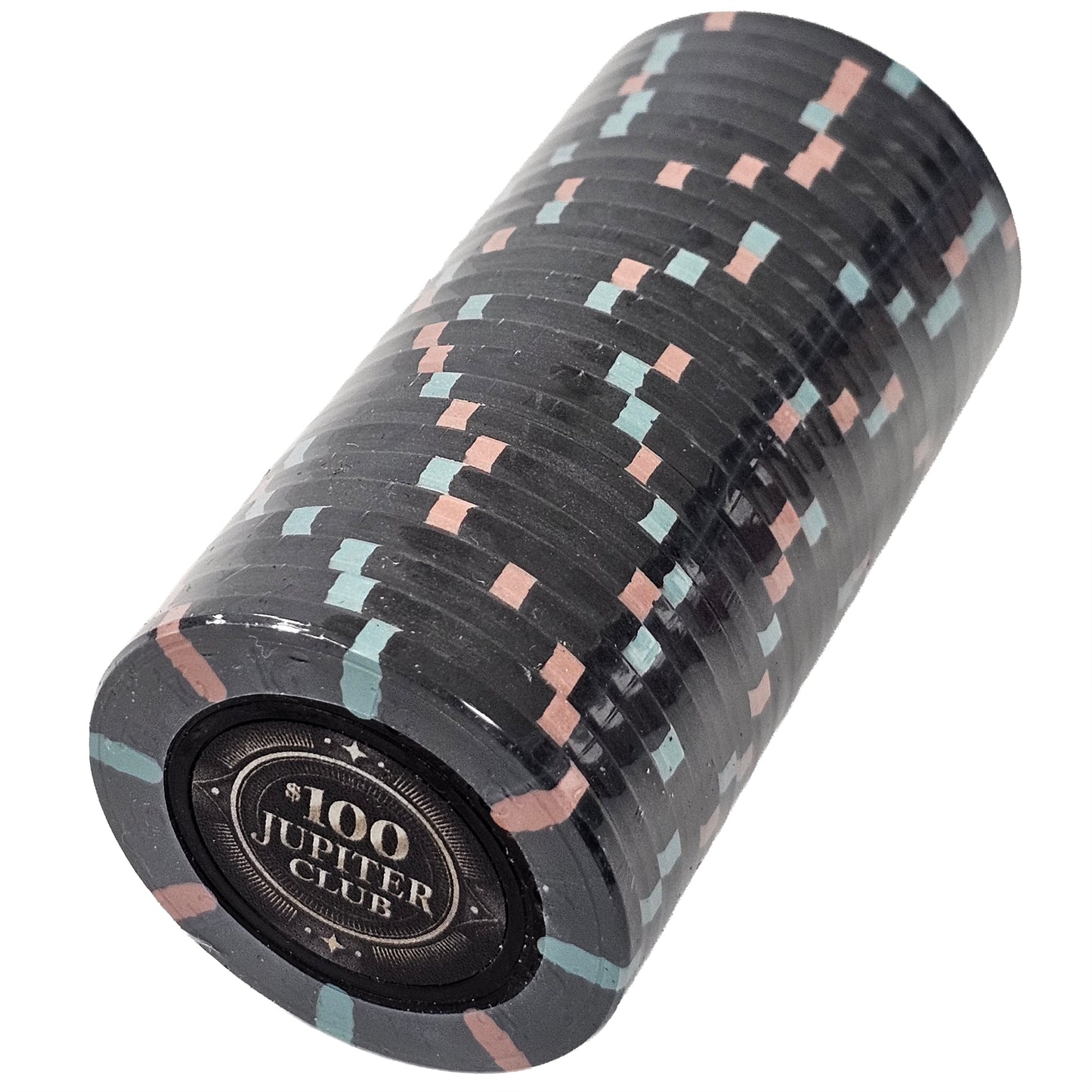 Jupiter Club 43mm Oversized 11-gram Poker Chips (25-pack)