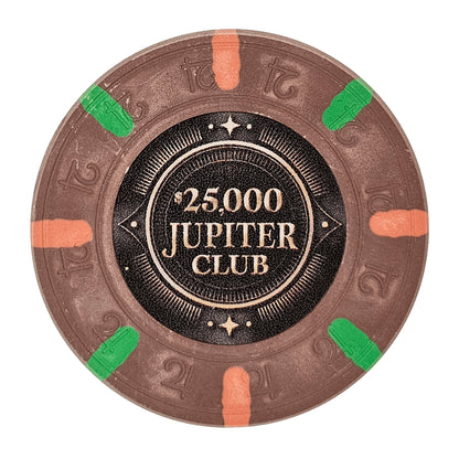 Jupiter Club 43mm Oversized 11-gram Poker Chips (25-pack)