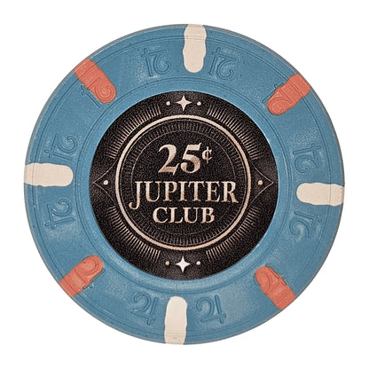 Jupiter Club 43mm Oversized 11-gram Poker Chips (25-pack)