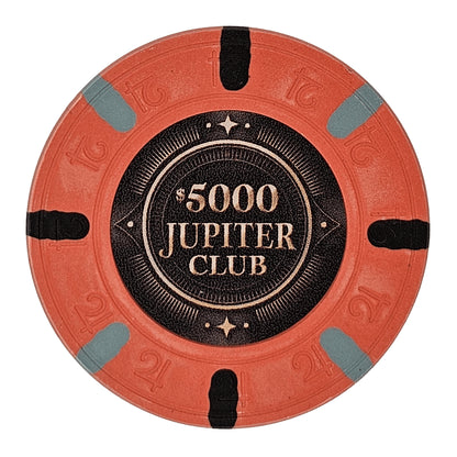 Jupiter Club 43mm Oversized 11-gram Poker Chips (25-pack)
